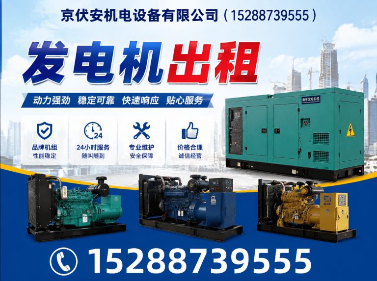 大理发电机租赁展示图