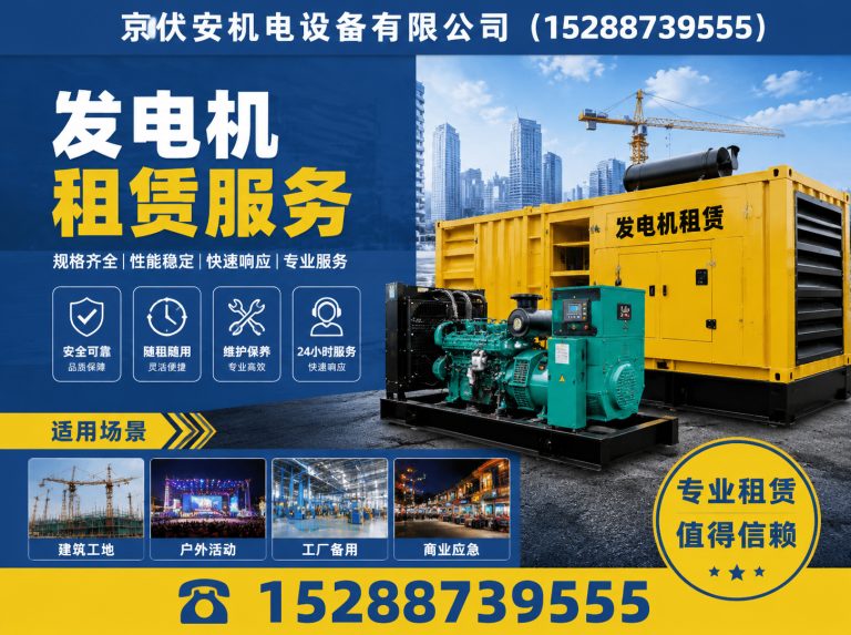 大理柴油发电机组出租展示图